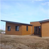 Bardage bois peint en Sapin du Nord de classe 3.1 - Natur Silverwood - profil Line - 20,00 MM x 125 MM - Long. 4,15 M - Coloris Sable