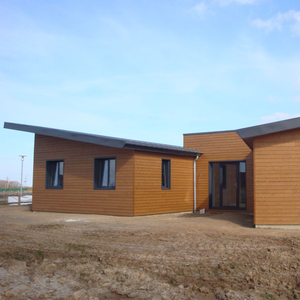 Bardage bois peint en Sapin du Nord de classe 3.1 - Natur Silverwood - profil Line - 20,00 MM x 125 MM - Long. 4,15 M - Coloris Sable