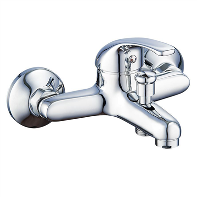 Mitigeur de bain-douche avec montage mural - Pola Eurosanit - Sortie douche M15 x 21 (1/2") - Laiton chromé