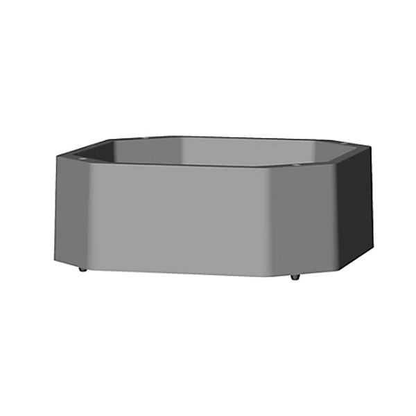 Rehausse de regard RH50 pour boîte d'eaux pluviales Sebico - dimensions intérieures 50x50 CM - hauteur 20 CM