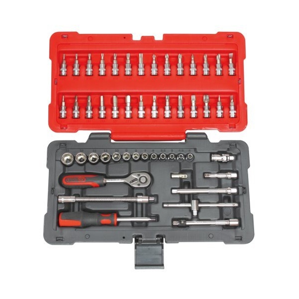 Coffret de douilles 1/4" et accessoires (50 pièces) ULTIMATE