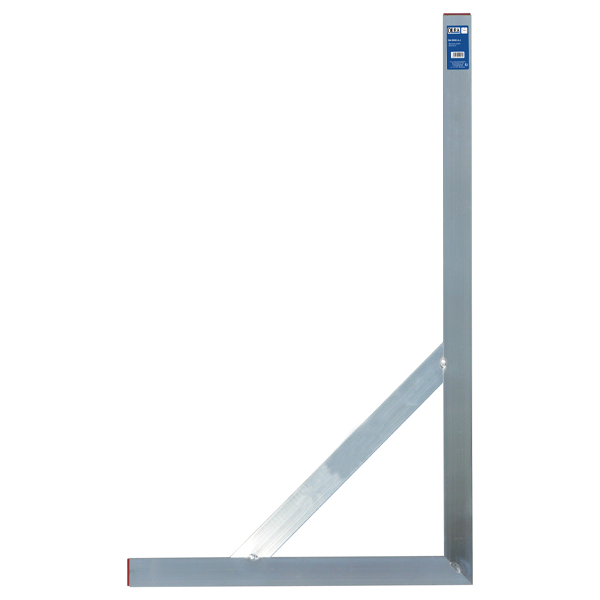 Équerre de maçon en aluminium - Obra - longueur 80 cm - largeur 60 cm