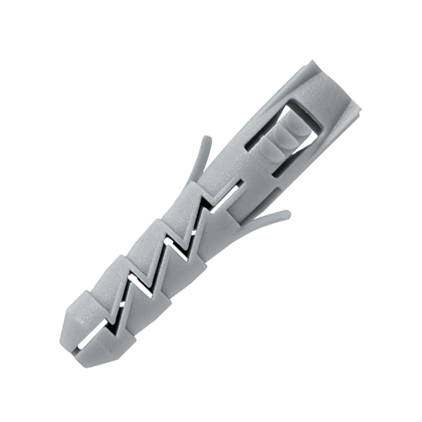 Cheville nylon à expansion sans collerette Edia Ø 14 mm Longueur 70 mm - Gris - Boîte de 30