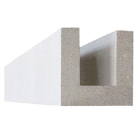 Bloc linteau béton chaînage horizontal SEAC - 500 MM x 150 MM x 200 MM