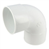 Coude femelle/femelle Nicoll pour tube de descente - Angle 87°30 - Diamètre 100 mm - Techtan Blanc