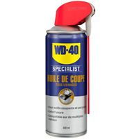 Huile de coupe WD-40 Specialist - tous usinages - spray double position - aérosol de 400 mL