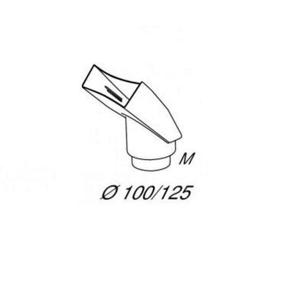 ADAPTATEUR DE VENTILATION CHATIERE D.100-125