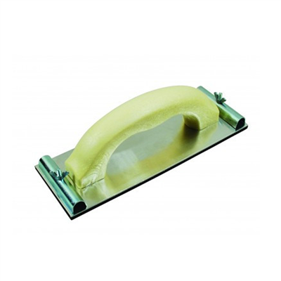 Cale à poncer plate métal ErgoMust Easy Lock pour placoplâtre - Theard - 8,3 x 23 cm