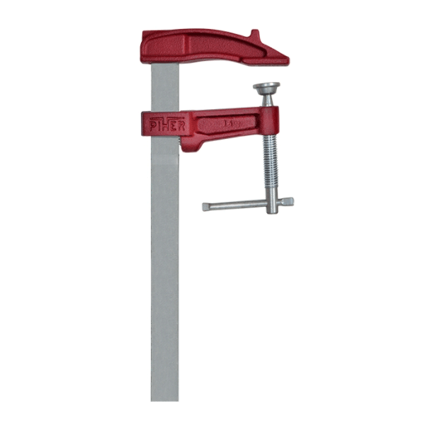 Serre-joint à vis en croix Piher Modèle M - tige 18x7 mm serrage 20 cm