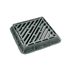 GRILLE CARREE 50 ASSISES TRIPODES