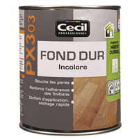 Primaire fond dur avant vitrification parquet bois - PX303 Cecil - Incolore - Pot 1L
