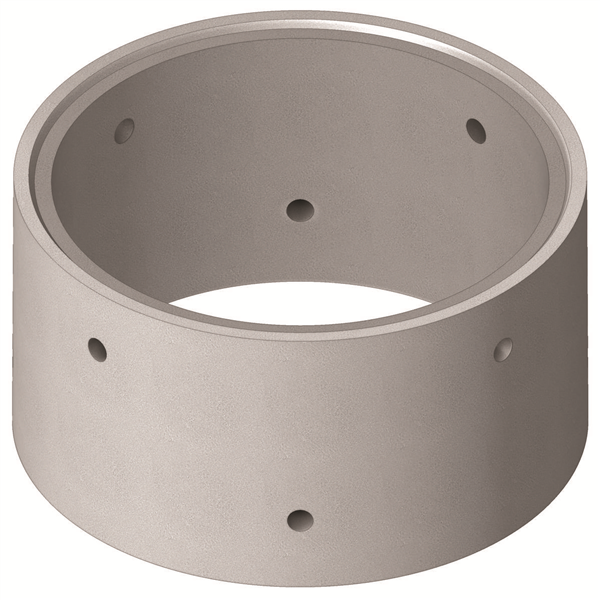 Buse de puits perforée diam.int:1,00m H:0,60m