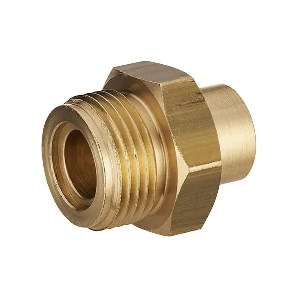 Raccord pour compteur ou robinet gaz butane/propane Ø 14 mm - Noyon et Thiebault - Mâle 20 x 150 - À souder