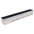 Caniveau en béton polymère MEADRAIN SV 1000 avec feuillures acier galvanisé et grille fonte C250 - Largeur 100,0 mm - Longueur 1 m