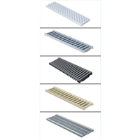 GRILLE PIET/PISC PVC 130X500 GRISE