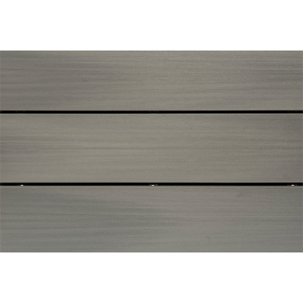 Lame de terrasse en bois composite Atmosphère finition brossée - Silvadec - 138 MM x 23,00 MM - longueur 4,00 M - Gris Ushuaïa