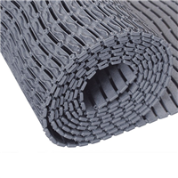 Caillebotis sanitaire polyéthylène et EVA - usage en milieux humides - 60 x 100 cm - Gris