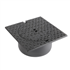 Regard de visite en fonte articulé RBA 460 C250 pour branchement PVC Ø400 - Ouverture Ø285 mm - 460 x 460 mm