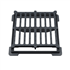 Grille carrée plate en fonte C250 avec cadre pour boîte de branchement - ouverture libre 300,0 mm x 300,0 mm