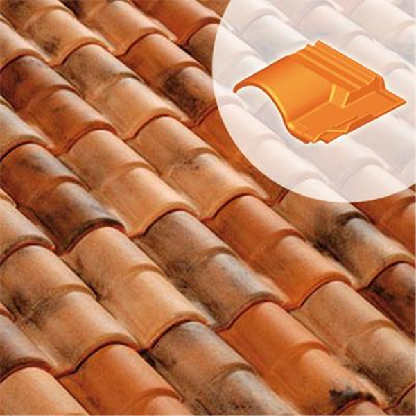 Tuile s/faîtière 1/2 pureau Romane Canal