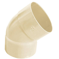 COUDE FXF 45 °DIAM.80 3.2MM SABLE