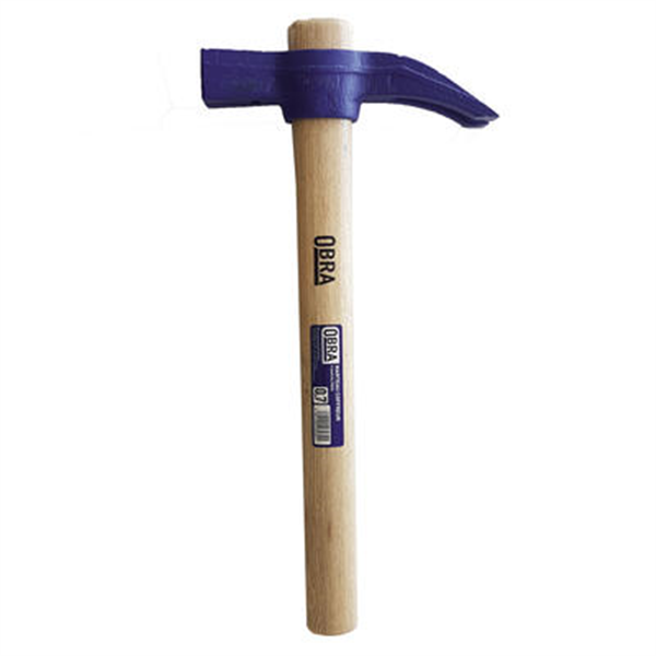 Marteau de coffreur 700 g manche en bois de frêne verni Obra
