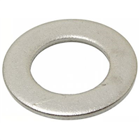 RONDELLES PLATES ETROITE TYPE Z  NFE 25514 INOX A2 M 06 Diamètre exterieur 12 mm épaisseur 1.2 mm - boîte de 200