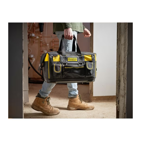 Sac à outils semi-rigide Stanley Fatmax avec bandoulière - 46 cm - capacité 20 kg