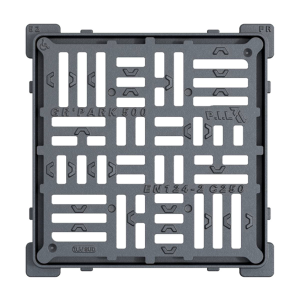 Grille plate A/cadre C250 300x300 PMR