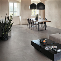 Carrelage grès cérame Grey effet béton - Sol et mur intérieur - Boost - 80 x 80 cm - ép.  9 mm