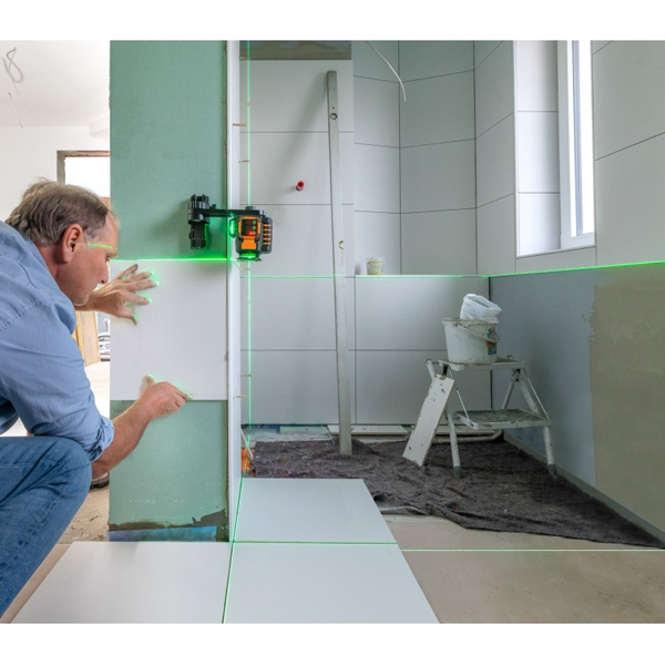 Niveau laser Sol/Mur Geo 6-XR GREEN - 3 x 360° lignes - 6 croix  - Geo Fennel - Faisceau vert