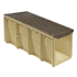 Caniveau MEADRAIN ENS4000 avec grille passerelle fonte PROFIX E600 1M