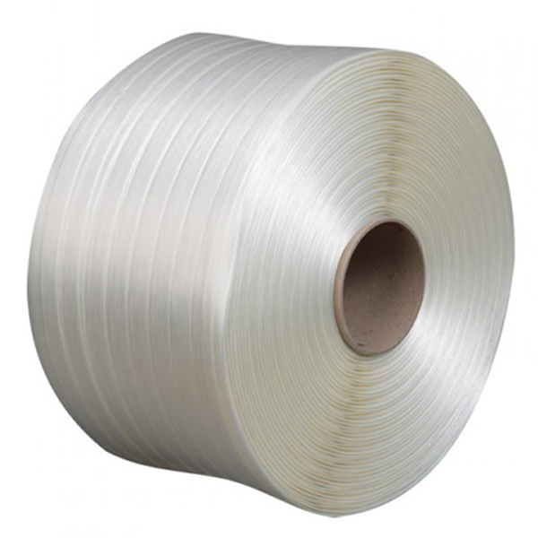 Feuillard de cerclage textile fil à fil résistant et souple - Largeur 13 mm - Longueur bobine 1100 m ABC Emballage FET131100