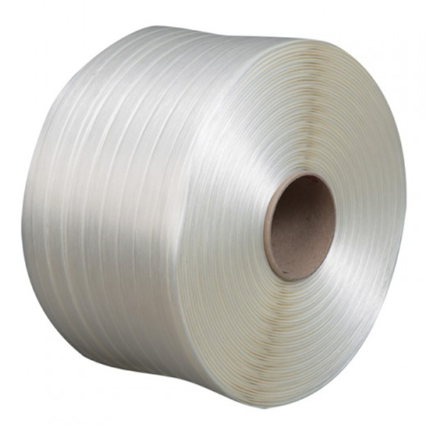 Feuillard de cerclage textile fil à fil résistant et souple - Largeur 13 mm - Longueur bobine 1100 m