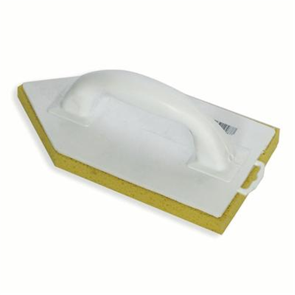 Taloche éponge pointue mousse polyuréthane jaune - 14 x 27 cm - Mob Mondelin