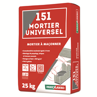 MORTIER A MACONNER UNIVERSEL 25KG