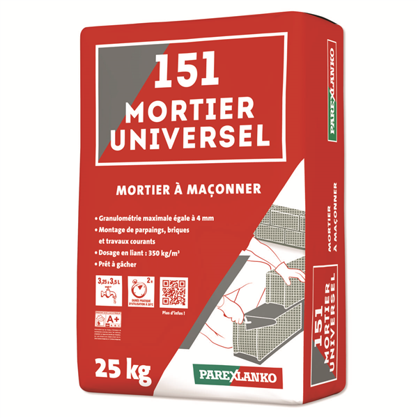 MORTIER A MACONNER UNIVERSEL 25KG