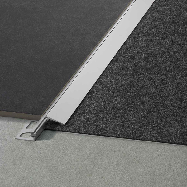 Profilé de transition réglable Schlüter Reno-VT - alu naturel anodisé mat - longueur 2,50 M