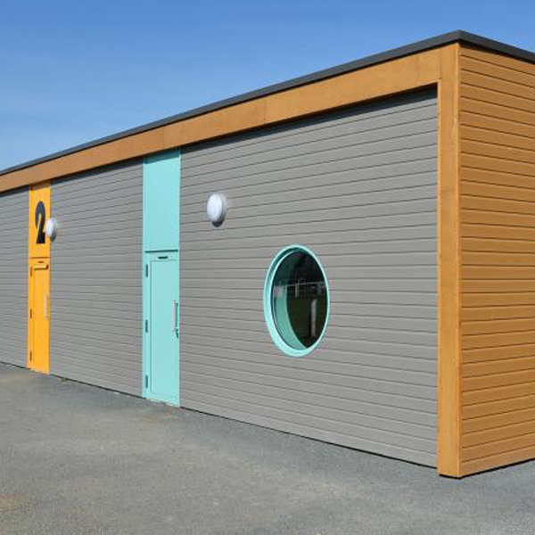 Bardage bois peint en Sapin du Nord de classe 3.1 - Extra Silverwood - Profil Line - 20,00 MM x 125,00 MM - Long. 4,15 M - Coloris Gris fossile