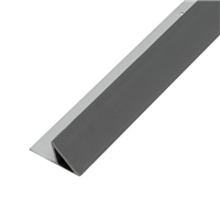 Liteau triangulaire à bavette en PVC pour chanfrein de 28 MM dans le béton - Nevoga - 20,0 MM x 20,0 MM - 2,50 M