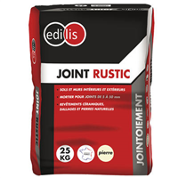 Joint rustic Edilis couleur pierre sac de 25 kg