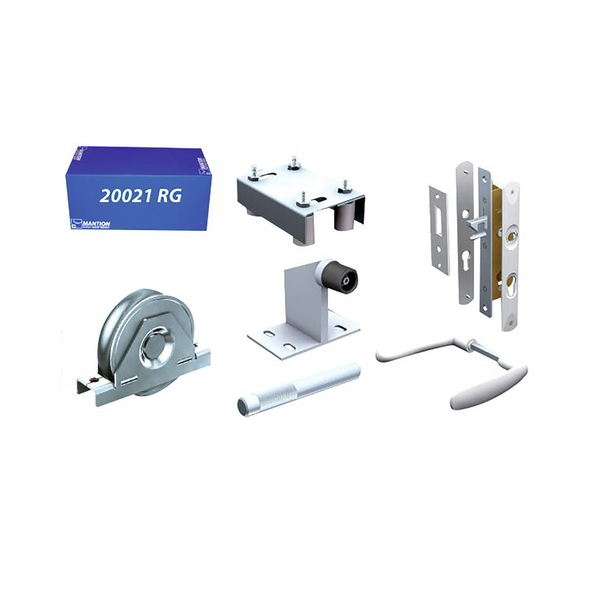 Kit garniture Mantion pour portail manuel sur roulement au sol Mantion - 800 kg ref:20021RG