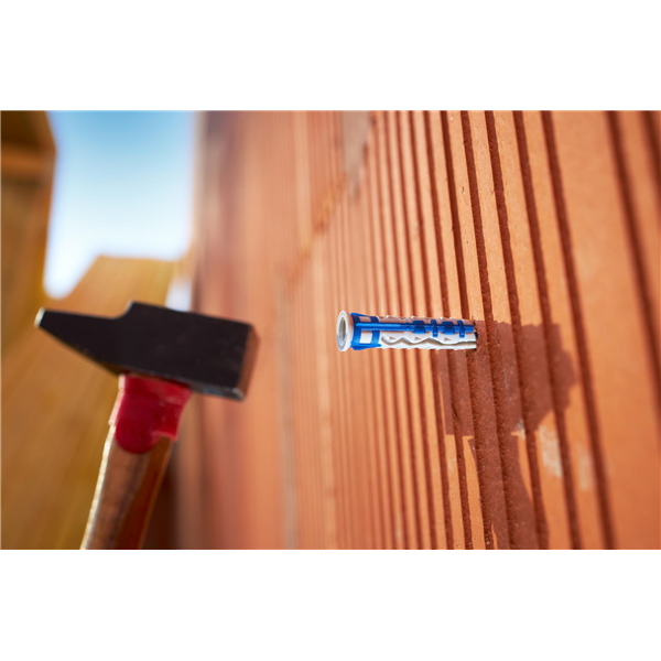 Cheville bi-matière universelle avec vis tête hexagonale - Colortech - 8,0 MM x 50,0 MM - 100