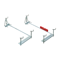 Platine d'arase de première rangée de brique Porotherm pour mur jusqu'à 42,5 cm - jeu de 2 pièces