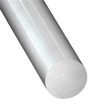 Profilé rond plein en aluminium brut - diamètre 4 mm - longueur 1 m