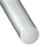 Profilé rond plein en aluminium brut - diamètre 4 mm - longueur 1 m