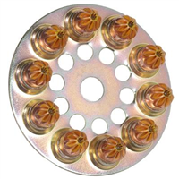 Disque charge Spit 6.3/10 jaune intensité moyenne pour P370 et P45 boîte de 100