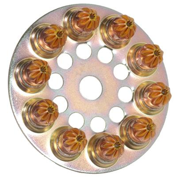 Disque charge Spit 6.3/10 jaune intensité moyenne pour P370 et P45 boîte de 100