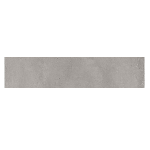 Plinthe carrelage effet béton ciré en grès cérame rectifié - Matic - 7,20 CM x 45,0 CM - Gris