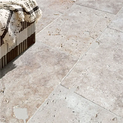 Dalle en pierre naturelle Travertin - Cappadoce Rustic Mix - 61,0 cm x 40,6 cm - ép. 1,20 cm